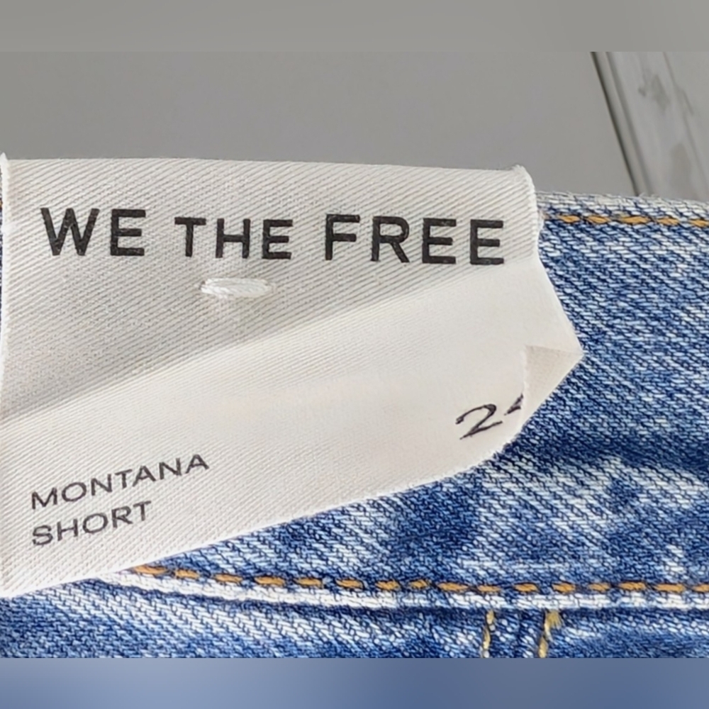 NWT Free People X We The Free Jean Short in Haven Size 24 - Picture 9 of 9